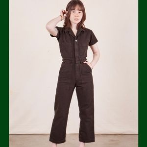 Petite SS Big Bud Press Jumpsuit